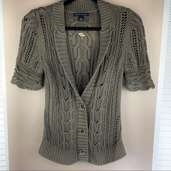 Banana Republic Sweaters - Banana Republic Cable Cardigan Sweater